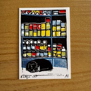 Anastasia Inciardi Bodega Cat Mini Print